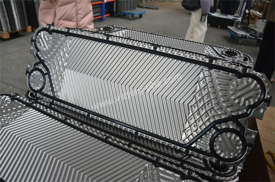 Алфавальные теплопередающие плиты Hastelloy Alloy Chevron Plate Pattern